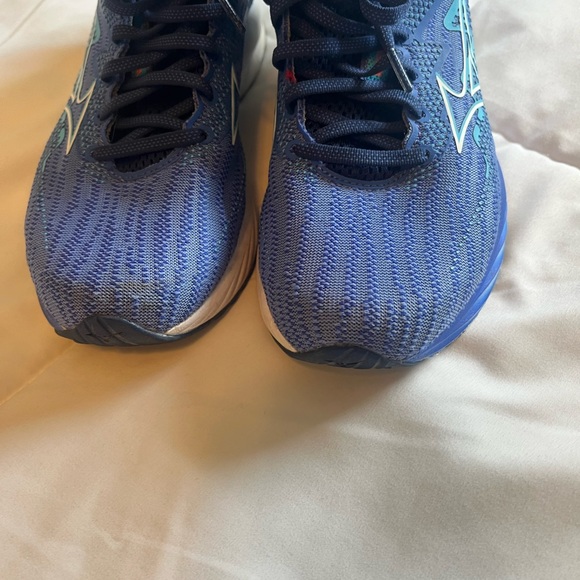Mizuno Women’s Wave Rider 27 Blue Running Shoes Size 8 - Picture 5 of 6